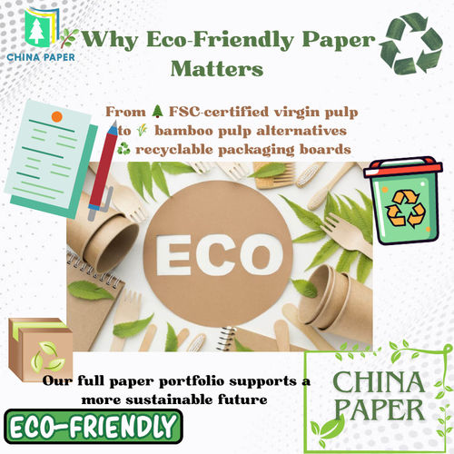 Dernières nouvelles de l'entreprise Pourquoi le papier écologique est important — et comment China Paper est à l'avant-garde