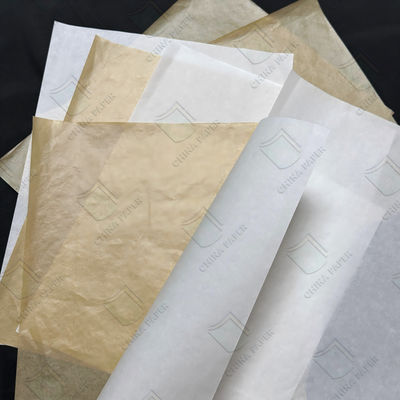 Good price Custom Fluorine Free Greaseproof Paper For Food Packaging 30gsm 40gsm 50gsm 60gsm online